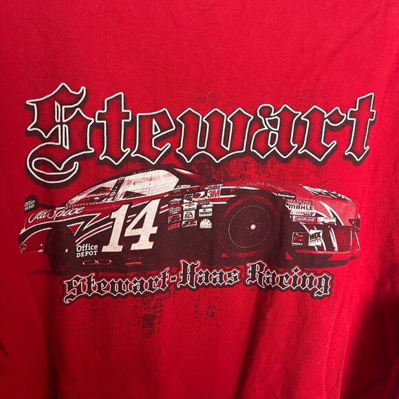 Chase Authentics Tony Stewart‎ #14 Nascar Men's 2XL T-shirt Red Gothic Sporty - Picture 4 of 4